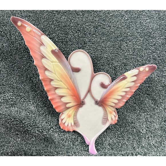 STUNNING Franz Porcelain Butterfly Cup Saucer Spoon New in Box - Picture 8 of 14